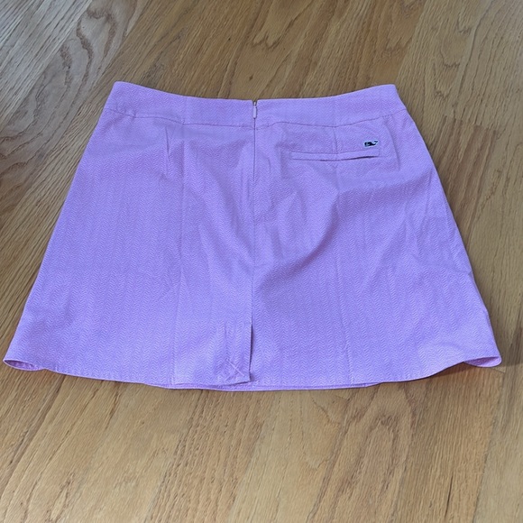 Vineyard Vines performance golf skort size M pink golf clubs NWOT - Picture 5 of 9